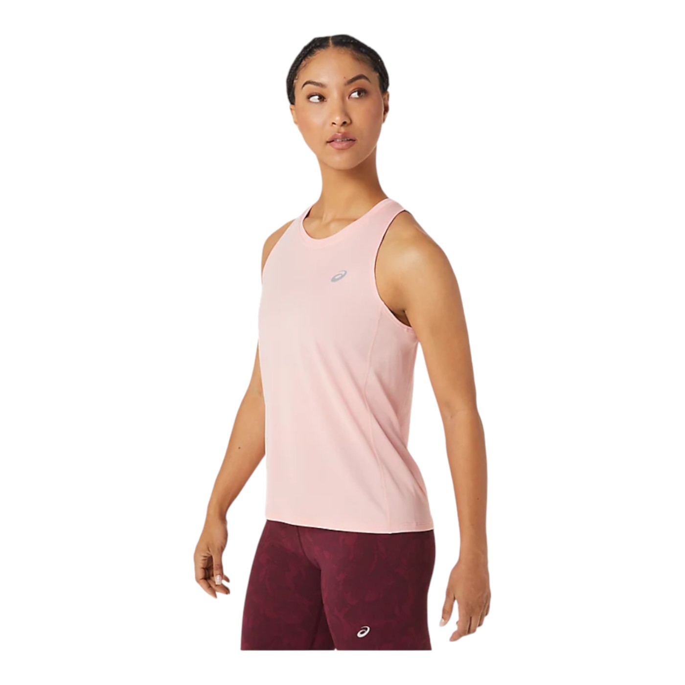 PLAYERA TANK  ASICS MUJER  ROSA ASICS TANK SILVER 2012C264701