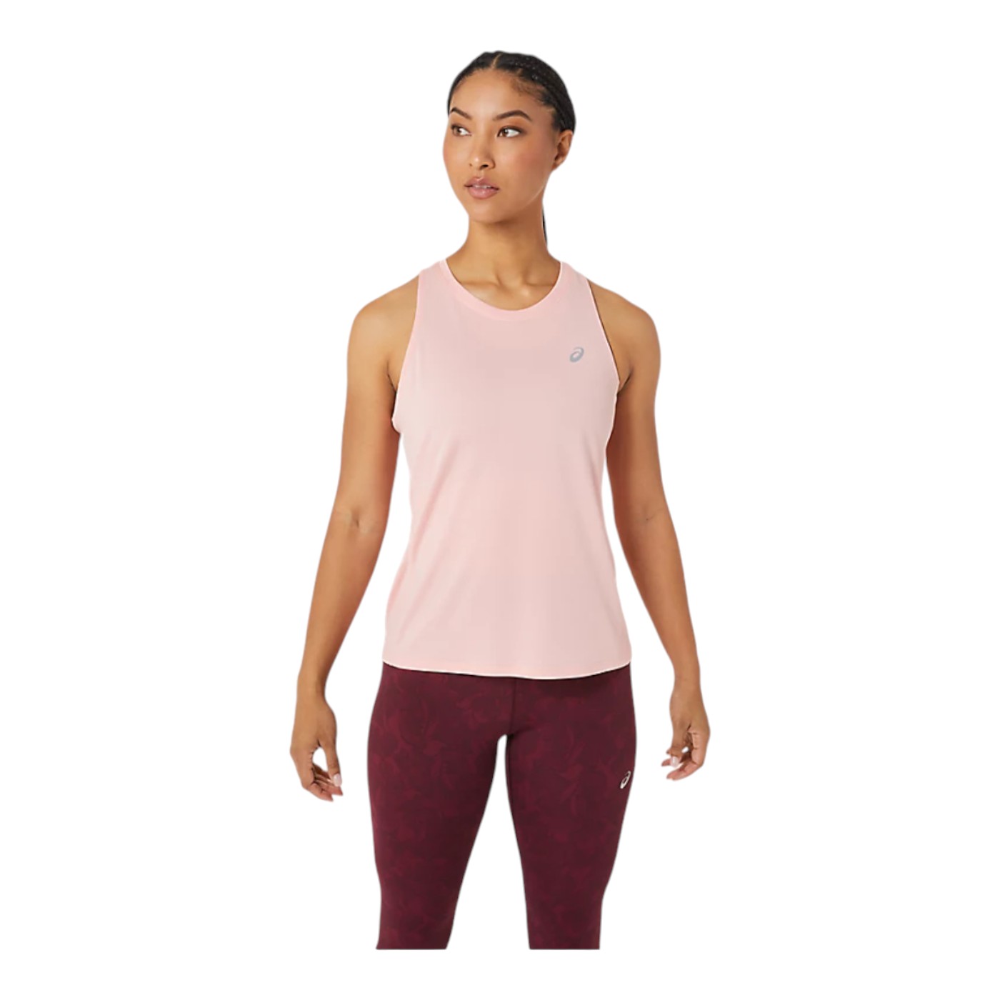 PLAYERA TANK  ASICS MUJER  ROSA ASICS TANK SILVER 2012C264701