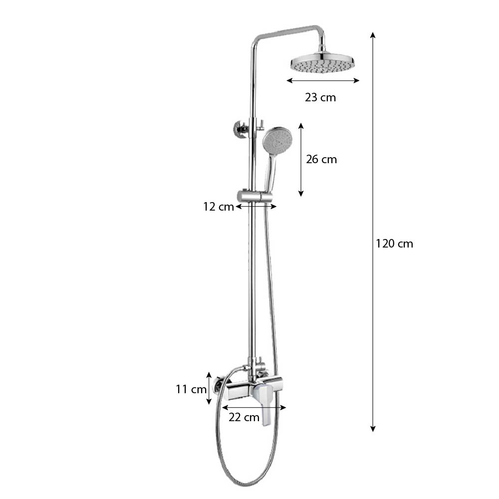 Regadera FA-16102-ST