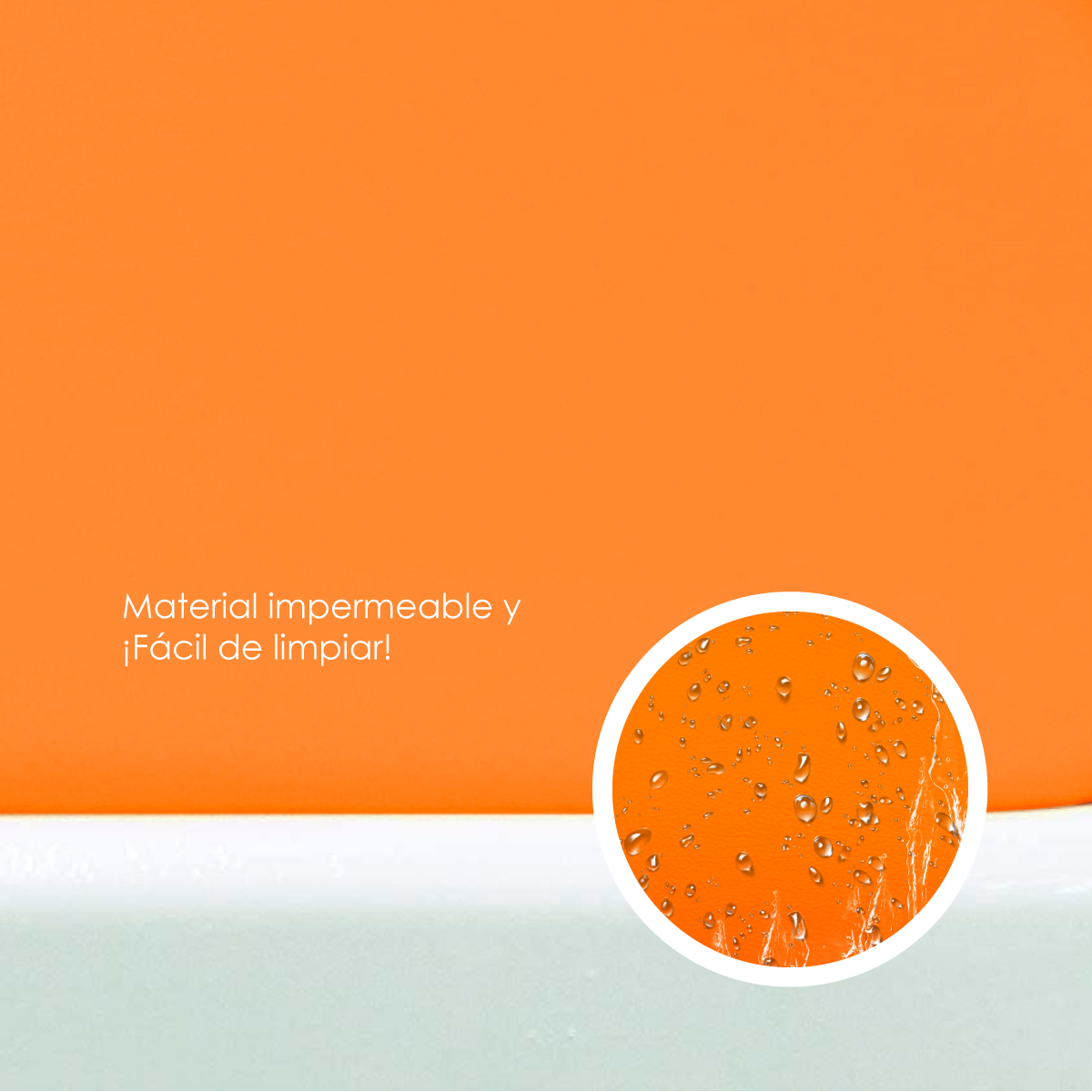 Set De 6 Sillas Plegables Ilios Innova Acojinadas Color Naranja