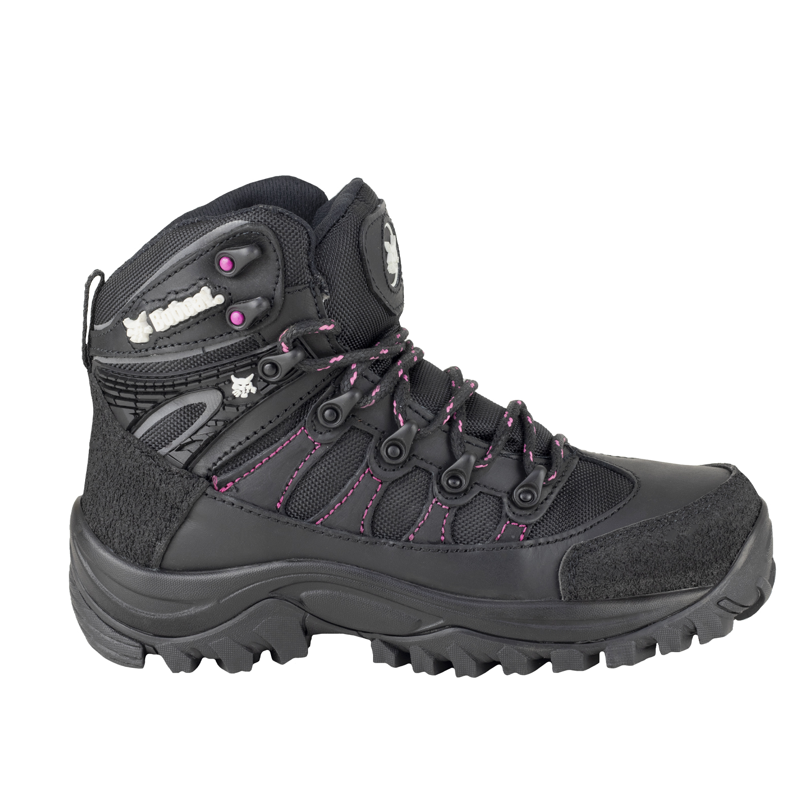 Bota Industrial Para Trabajo Mujer Bobcat B1200 Negro Fiusha