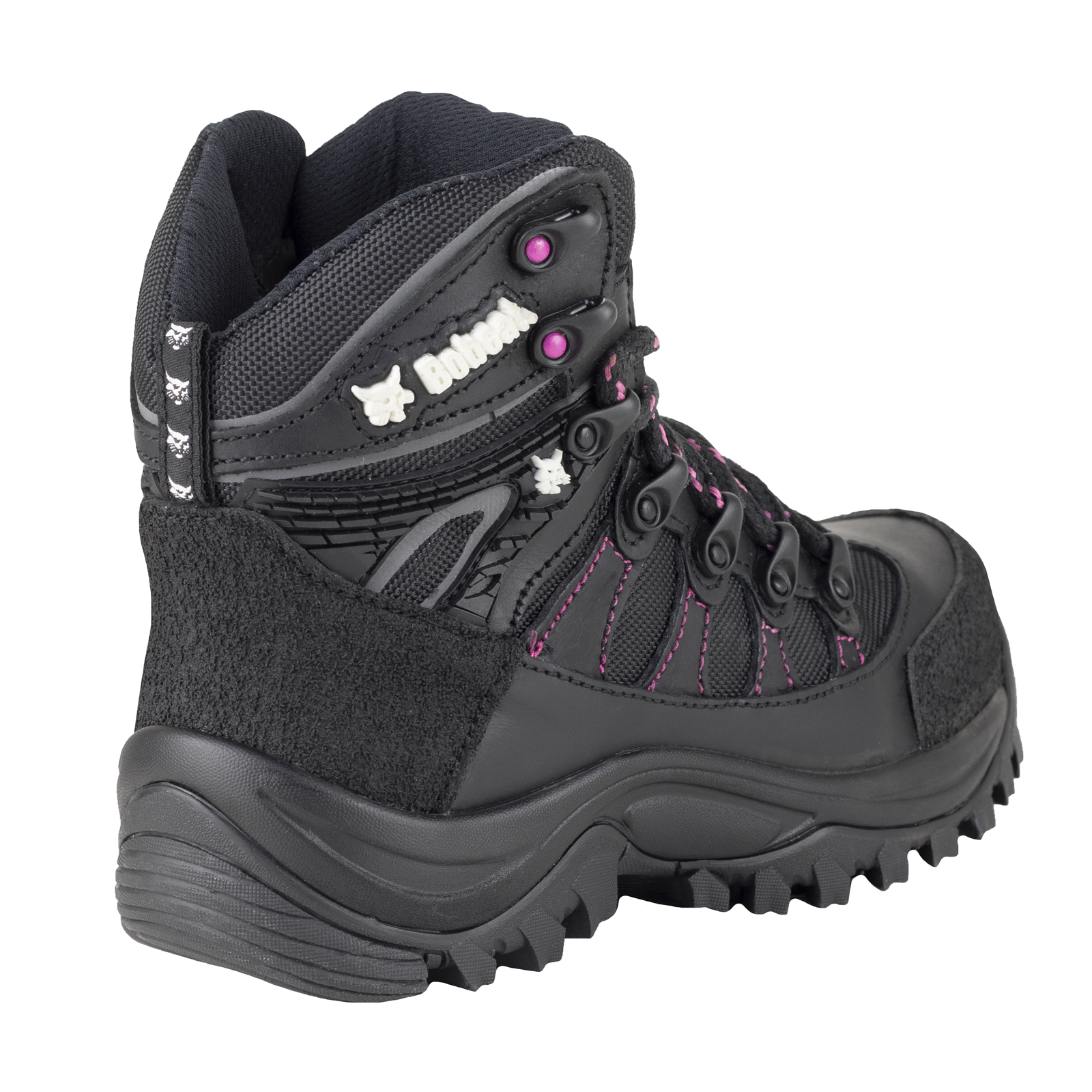 Bota Industrial Para Trabajo Mujer Bobcat B1200 Negro Fiusha