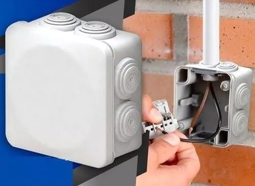 Pack 6 Cajas De Registro Estanca Conexiones Cctv Ip55 8x8x5
