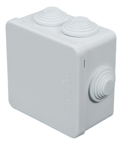 Pack 6 Cajas De Registro Estanca Conexiones Cctv Ip55 8x8x5