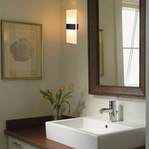 Lámpara De Pared Led Para Dormitorio Con Cable 8 W