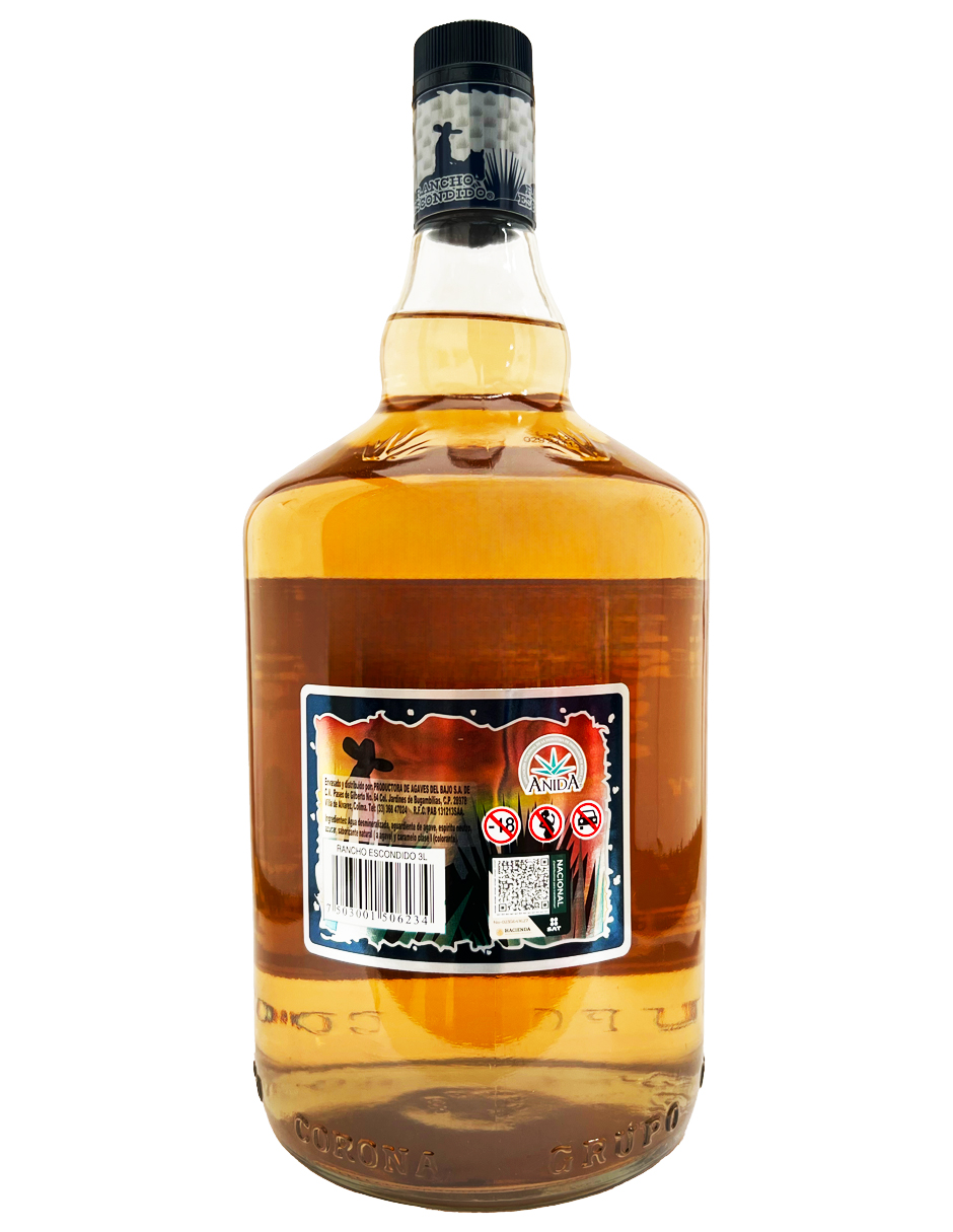 Licor de Agave Rancho Escondido Vidrio 3000 Ml