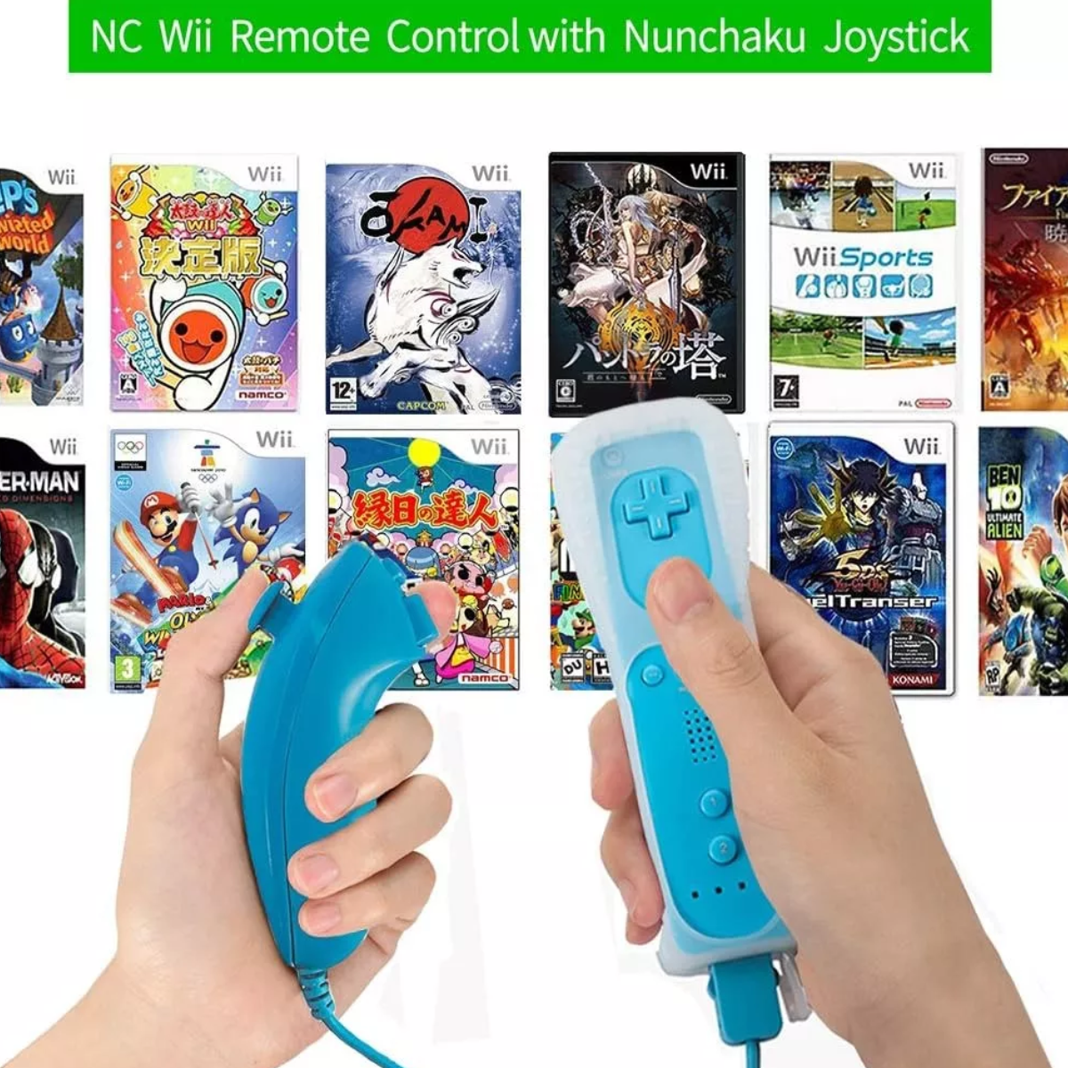 Control Remoto De Movimiento 2 En 1 Integrado Motion Plus Azul