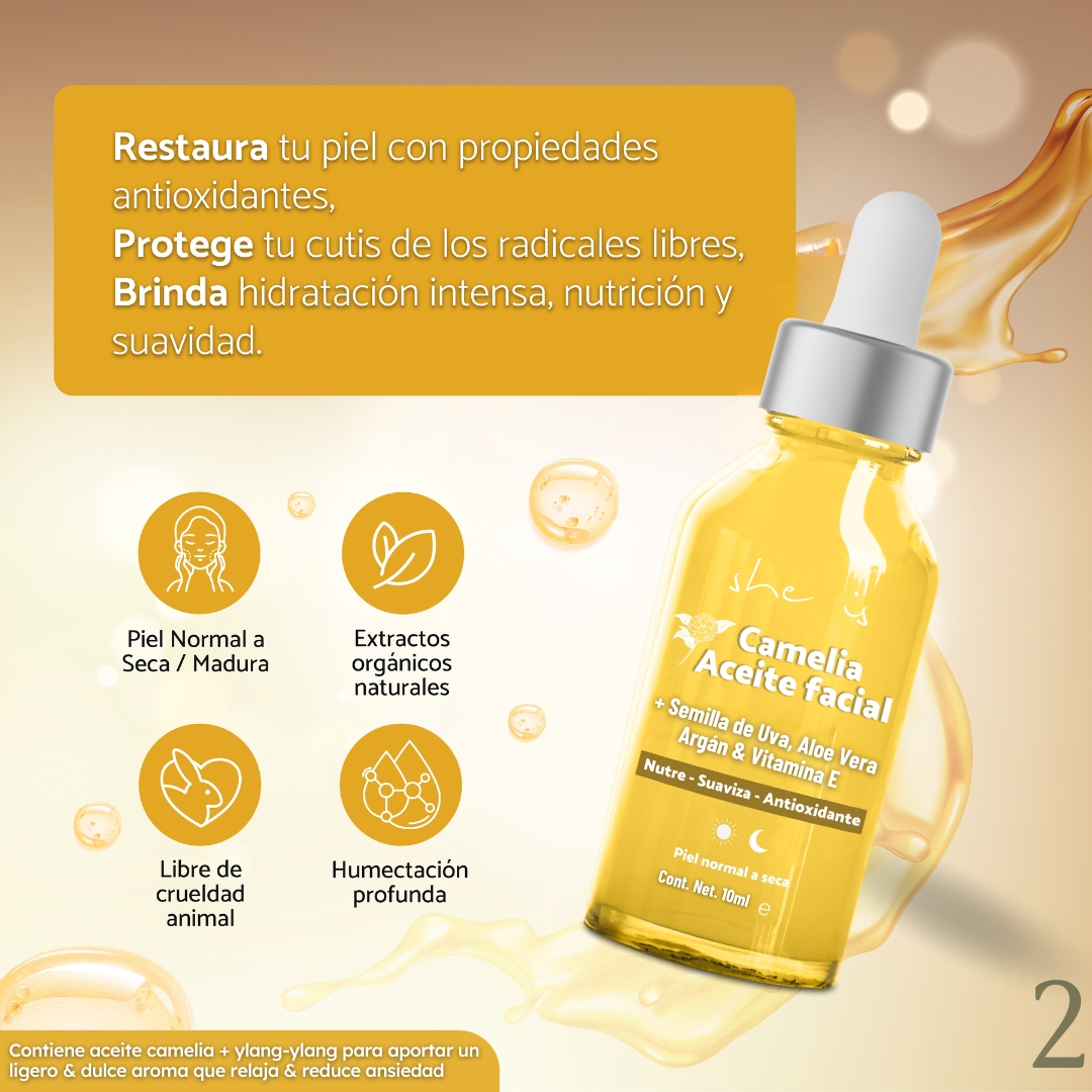 Mini Set Facial Restaurador Piel Seca She is skincare