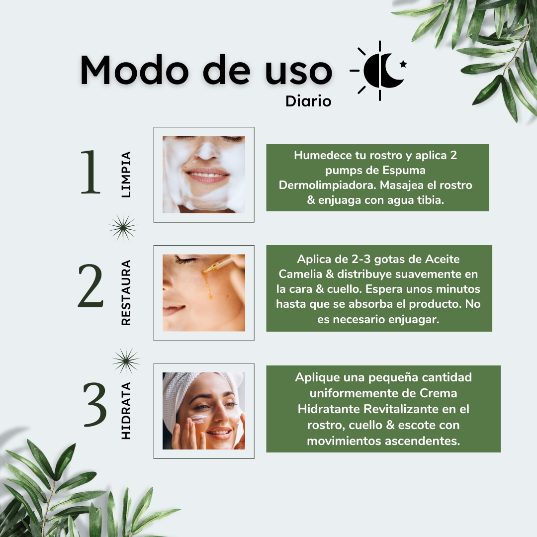 Mini Set Facial Restaurador Piel Seca She is skincare
