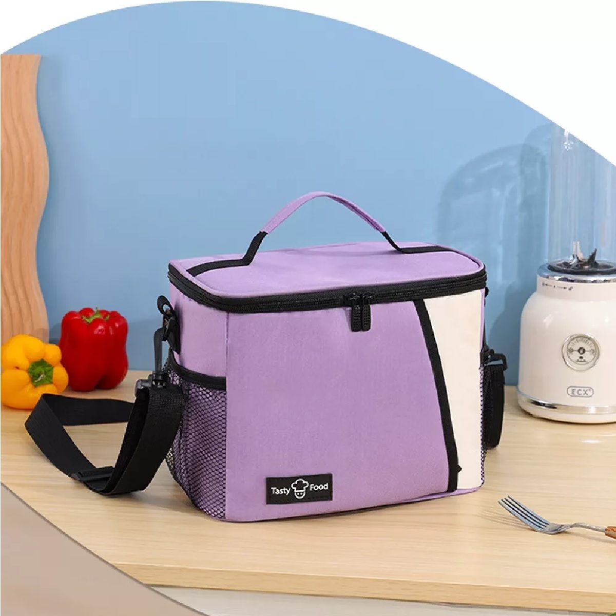 Lonchera Termica  Mujer/hombre Bolsa Termica Violeta