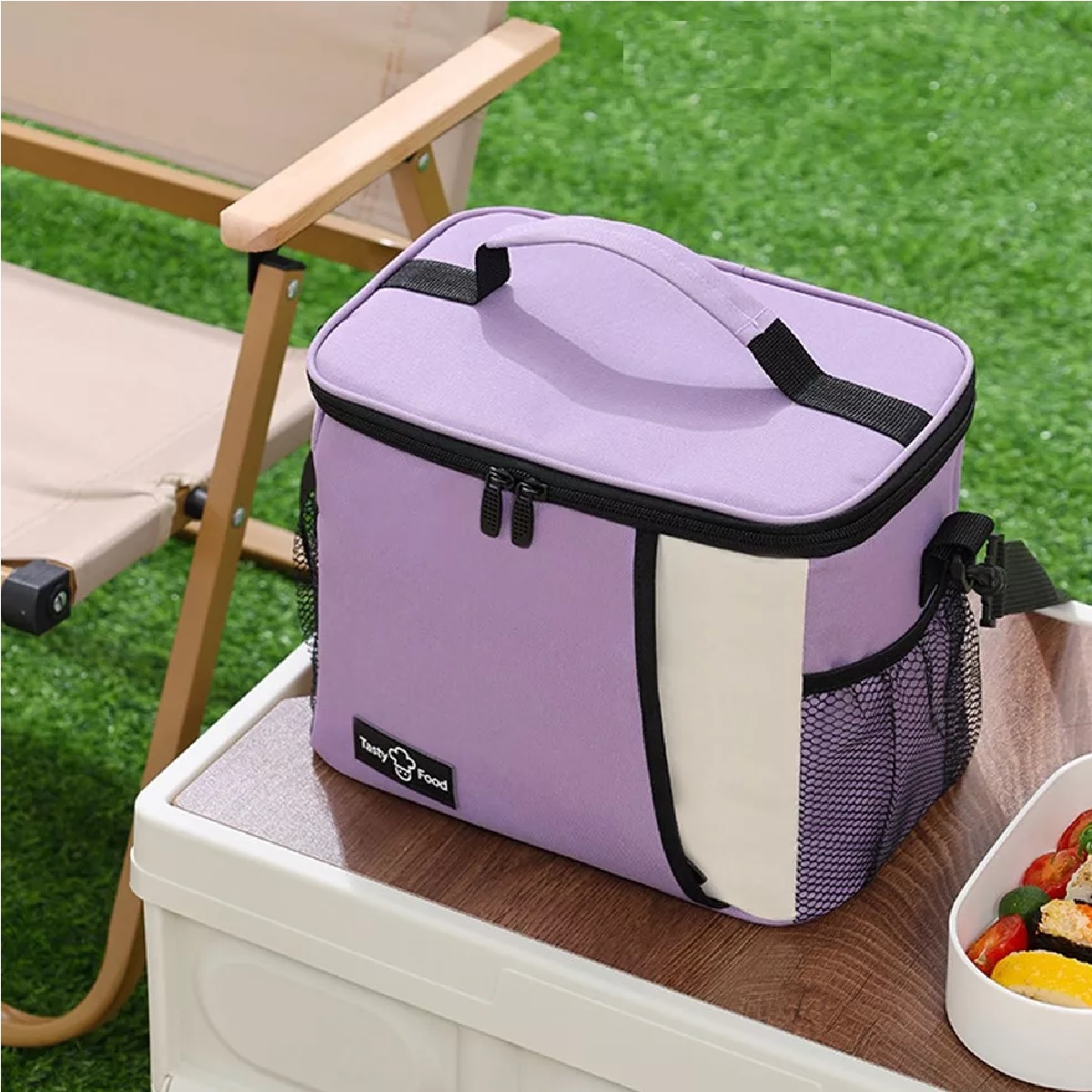 Lonchera Termica  Mujer/hombre Bolsa Termica Violeta