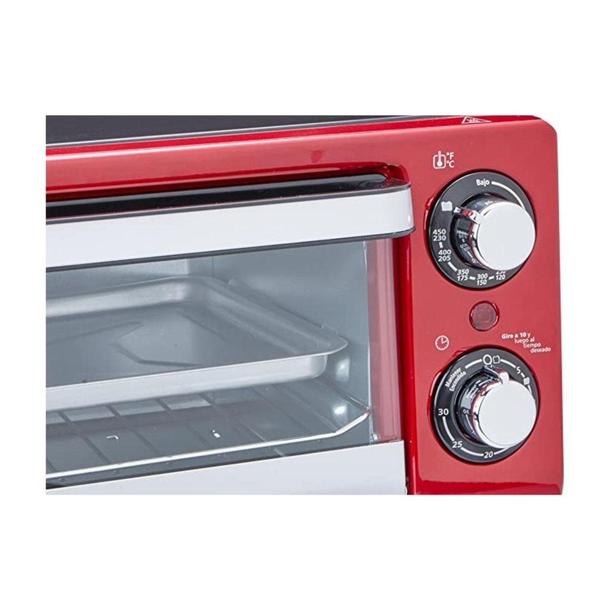 Horno Tostador Oster TSSTTV10LTR-013 10 Litros Rojo ALBY4