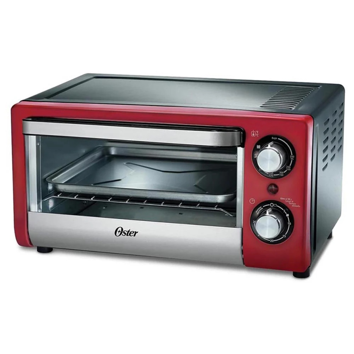 Horno Tostador Oster TSSTTV10LTR-013 10 Litros Rojo ALBY4