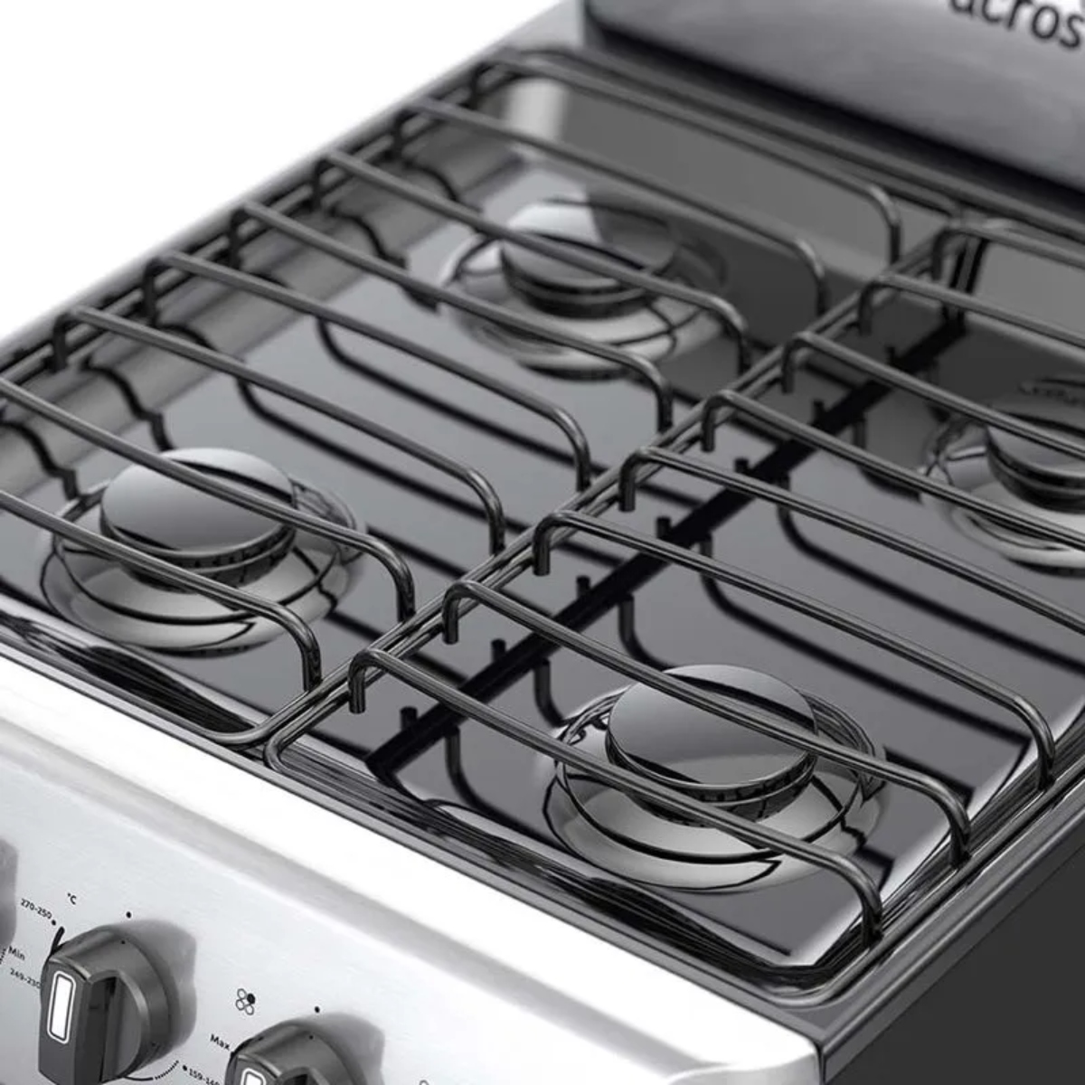 Estufa Acros NAW1001S 20" 4 Quemadores Silver ALBY