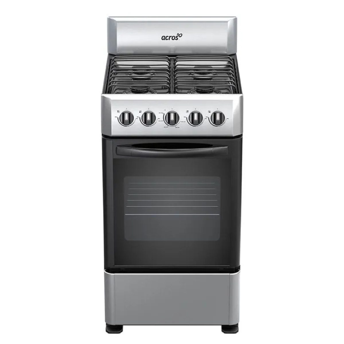 Estufa Acros NAW1001S 20" 4 Quemadores Silver ALBY