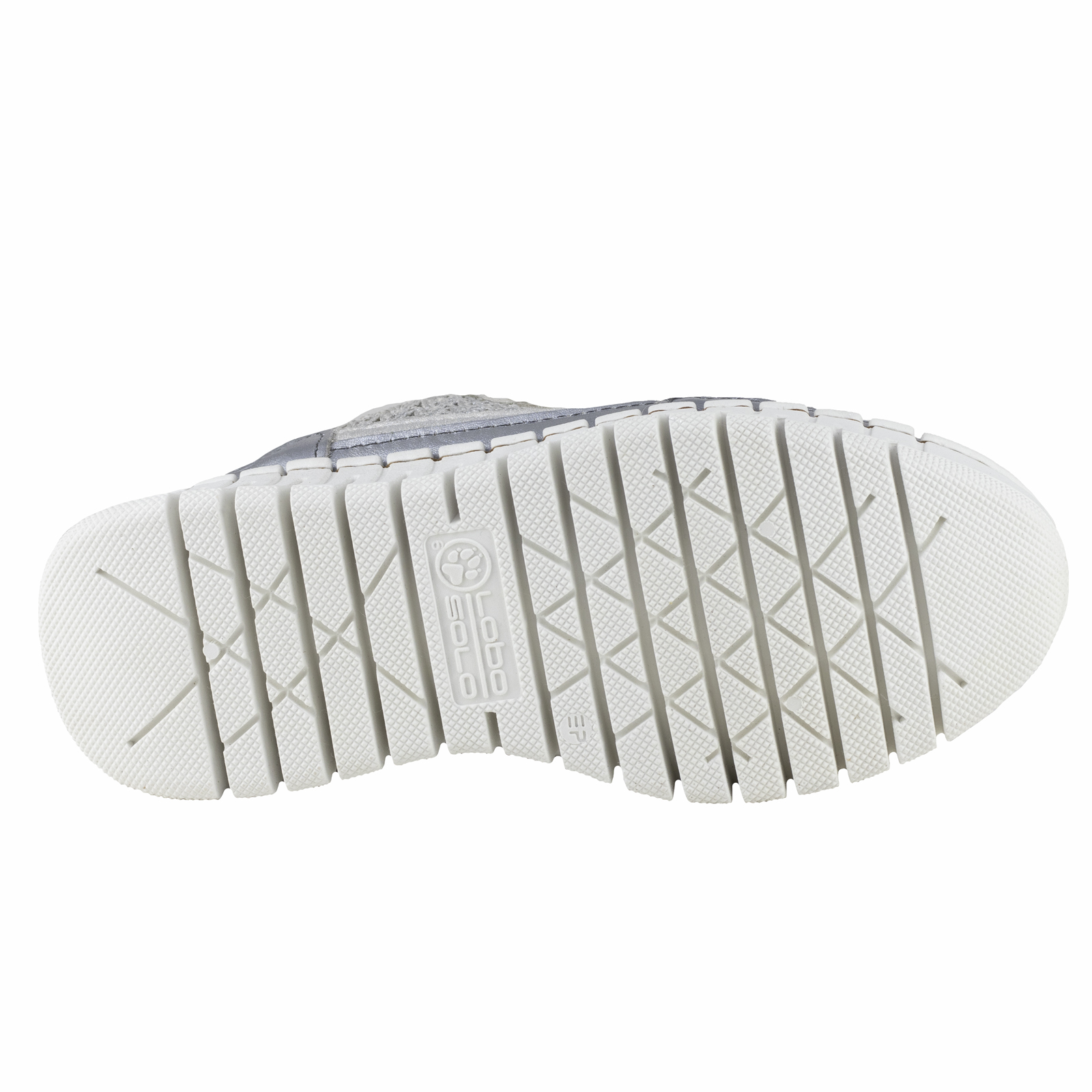 Tenis Mujer Piel Suela Gruesa Lobo Solo 4946 Plata Urbanos