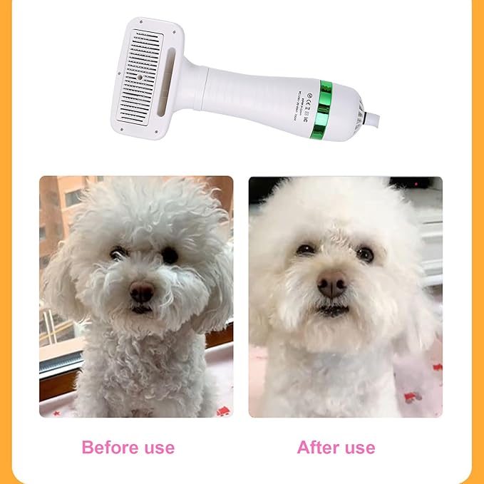 Secador de Pelo para Mascotas con Peine