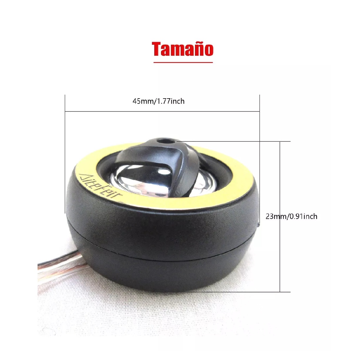 2pz Bocinas Tweeters Audio 900w Universal Para Auto Carros