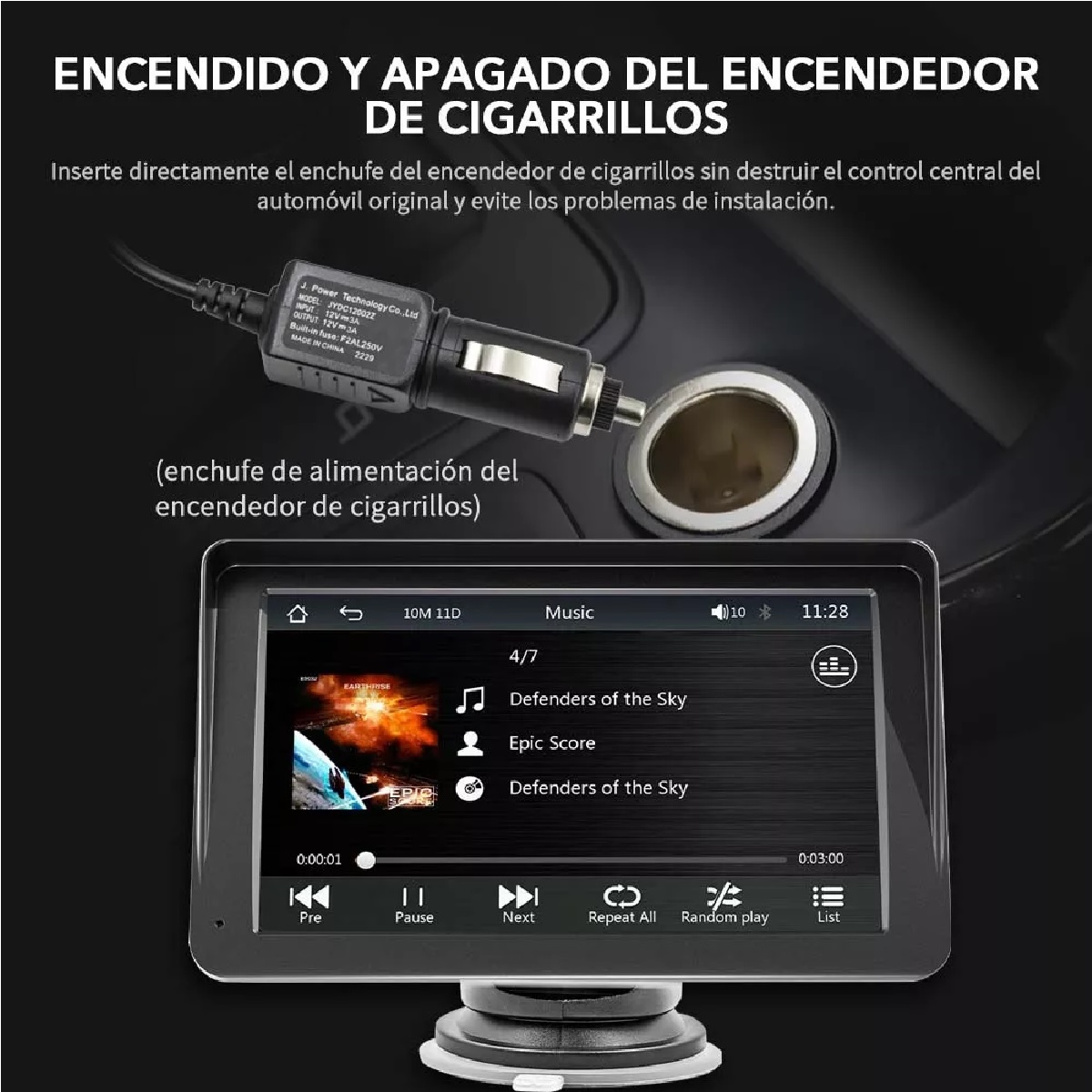 Estéreo Inalámbrico Para Coche 7 Para Apple Carplay 5300