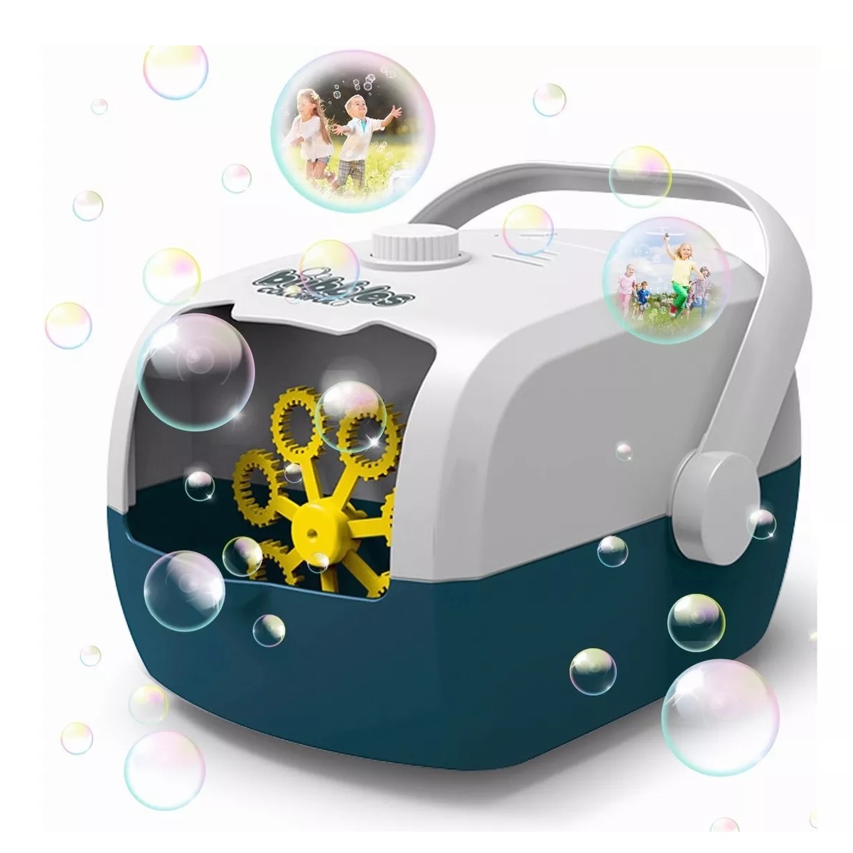 Máquina De Burbujas Automática Portátil Para Niños De Fiesta