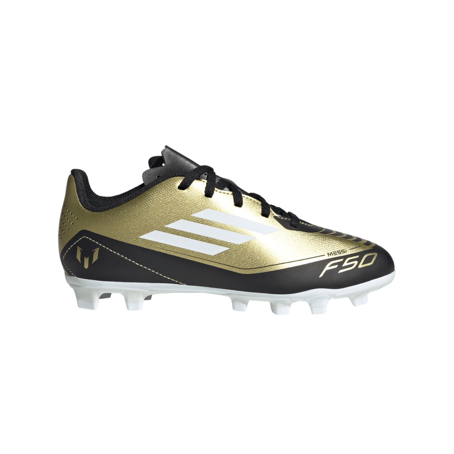 Tenis Adidas de futbol F50 Club FXG Messi Negro-Niños IG9319