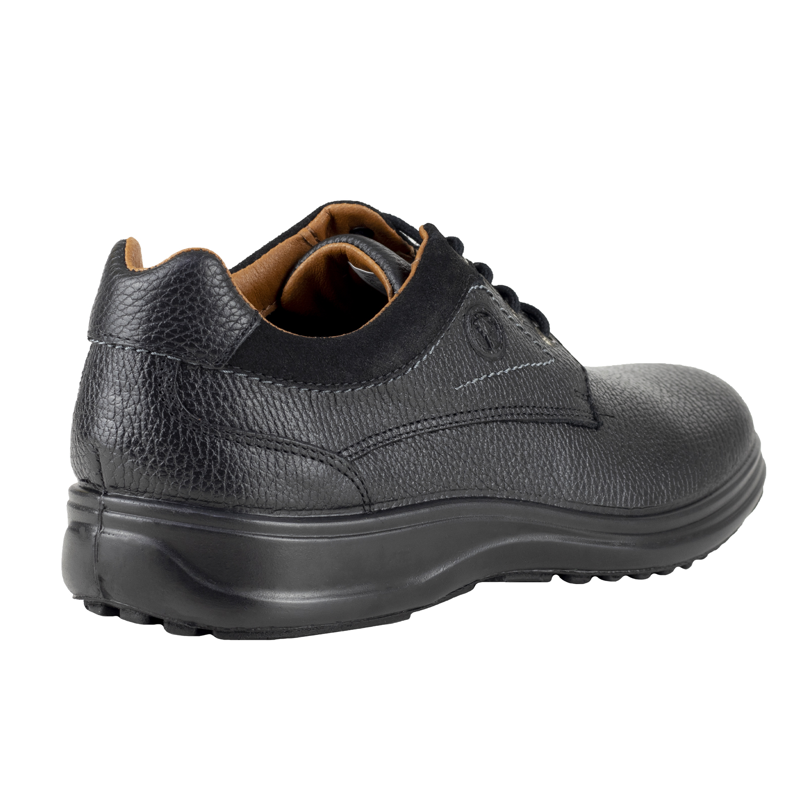 Zapato Derby Para Hombre Piel Choclo Verde Tabaco 2586 Negro