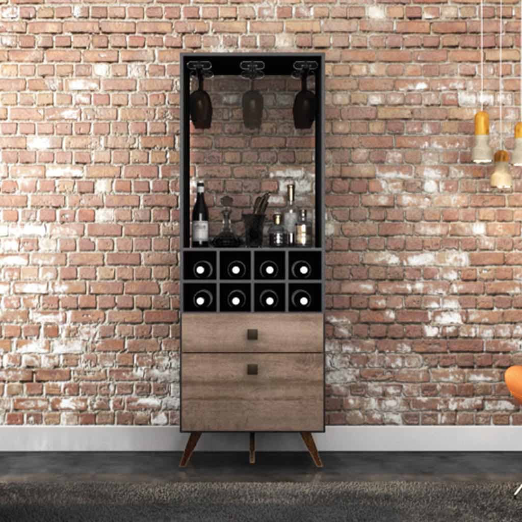 Bar Cava Bertolini RT 3090 Negro Rústico