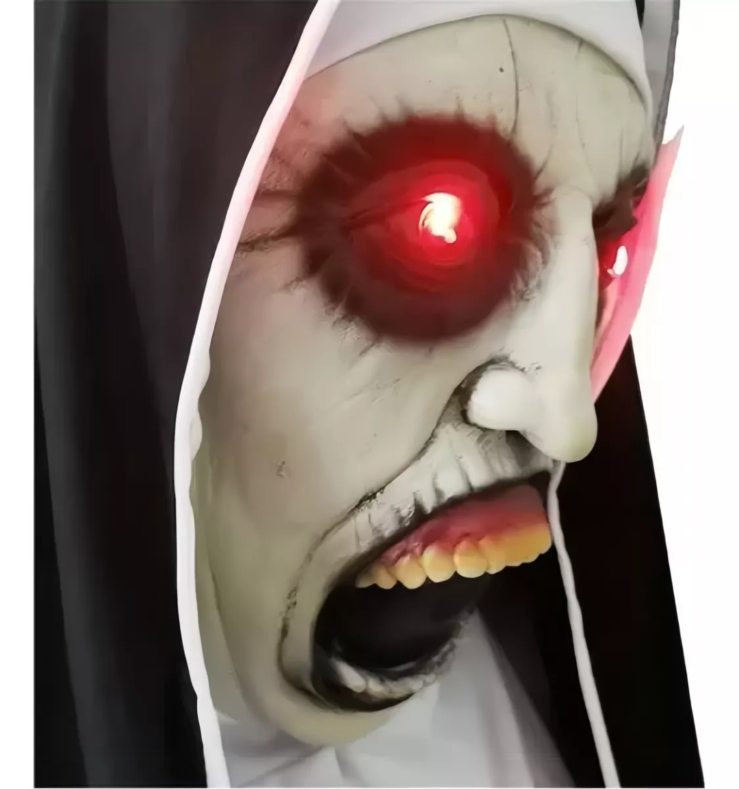 Máscara De Terror Con Capucha De Monja De Halloween
