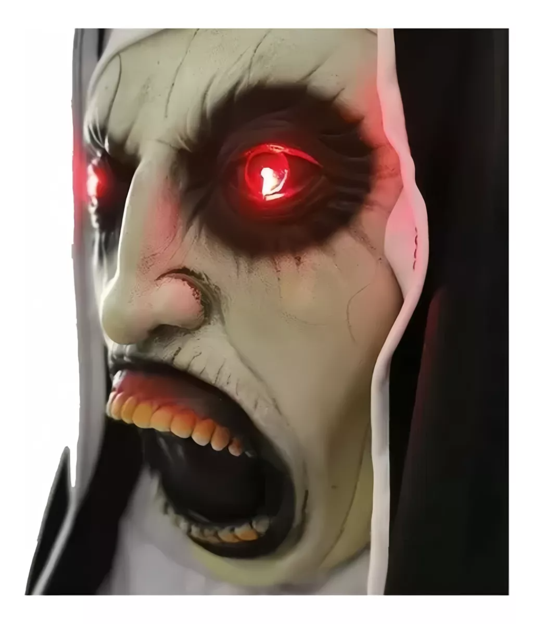 Máscara De Terror Con Capucha De Monja De Halloween