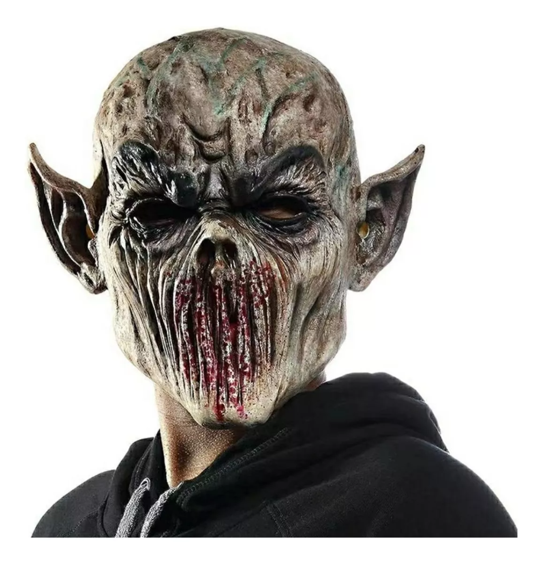 Máscara Látex Vampiro Terror Para Halloween Cosplay Disfraz