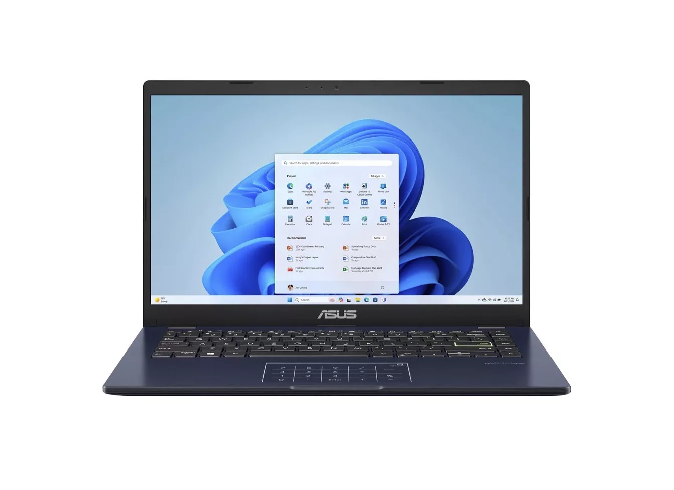 Laptop Asus Modelo:E410KA CL464, Pantalla 14.0" FHD Procesador Intel Celeron N4500, 4 Gb Ram 64 Gb Ssd W11 Negro