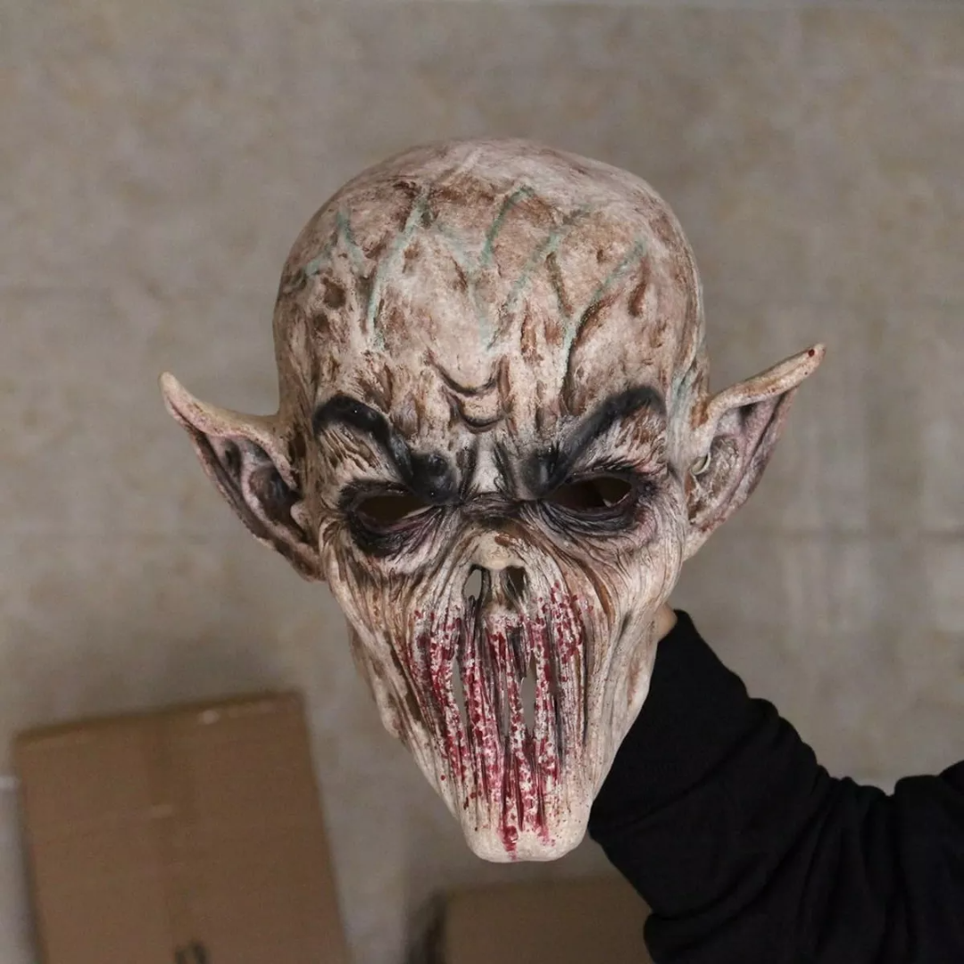 Máscara Látex Vampiro Terror Para Halloween Cosplay Disfraz