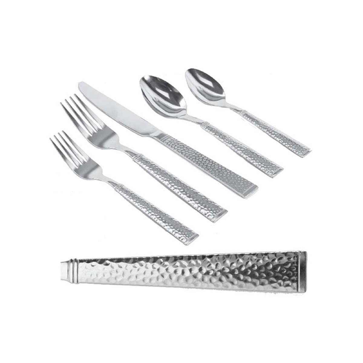 JUEGO DE CUBIERTOS  DE ACERO INOXIDABLE GIBSON HOME  PRATO