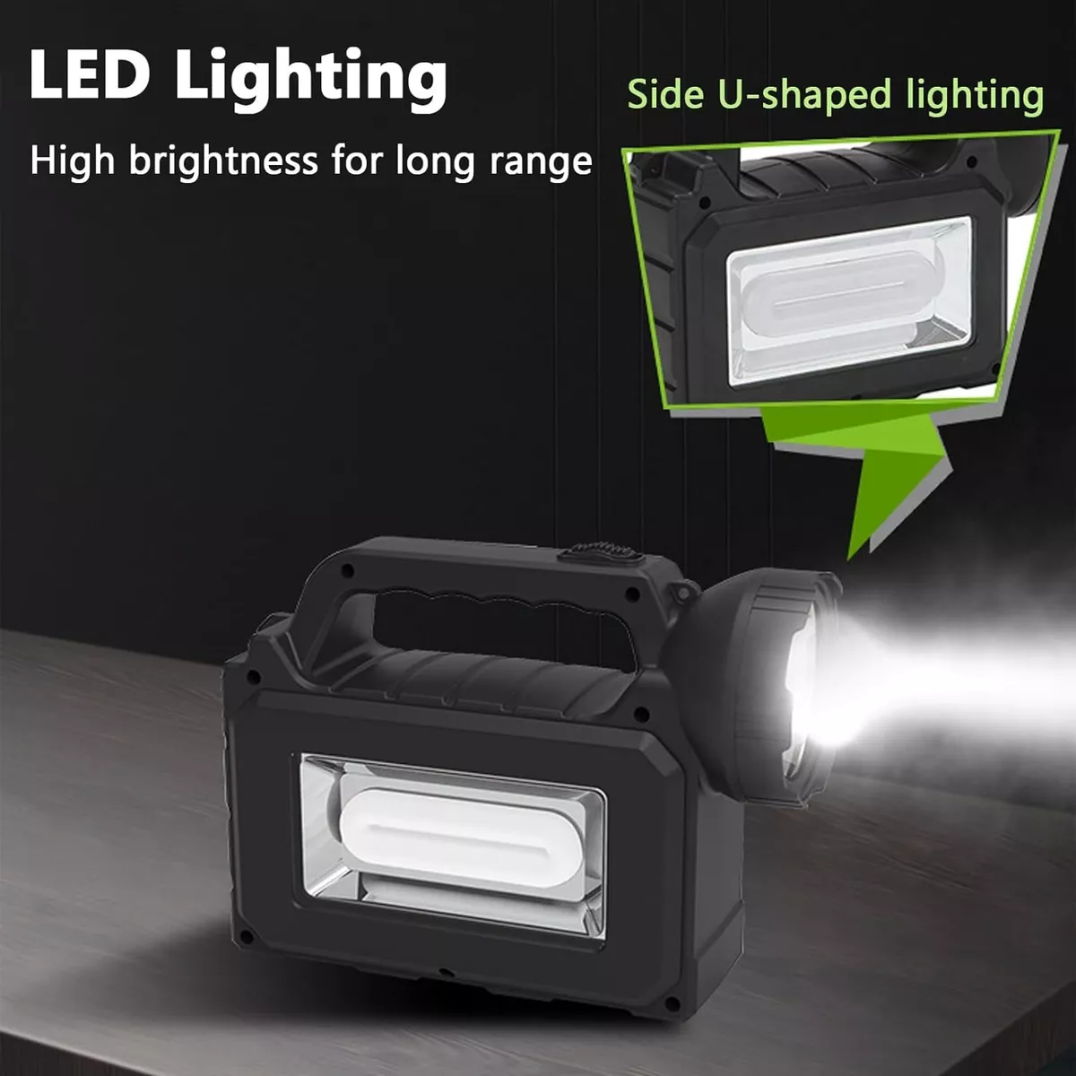 Cargador Portátil Luz Solar Banco De Energía De Emergencia