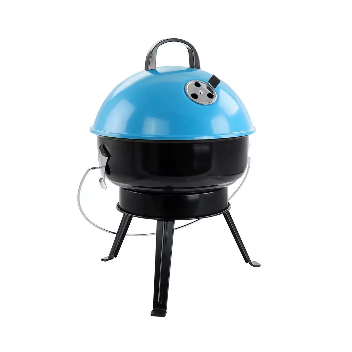 ASADOR PORTATIL TAPA AZUL 36CM GIBSON HOME FIREBLUE
