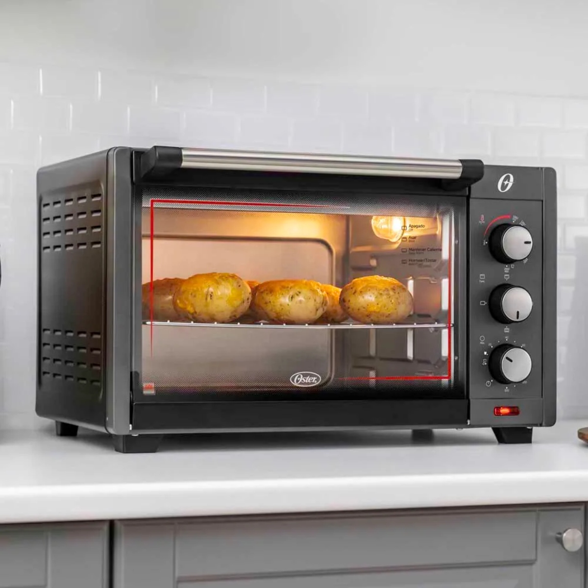Horno Tostador Oster TSSTTV7030-1MX 30 Litros / 4 Funciones Gris ALBY11