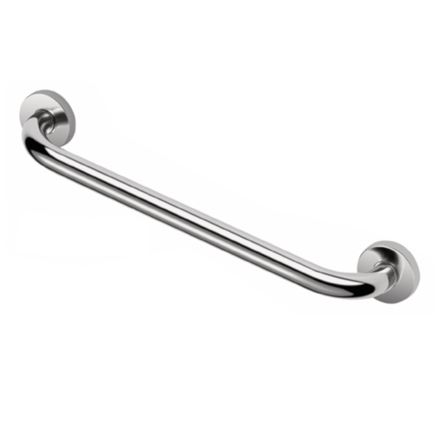 Barra Seguridad Baño Agarradera 61 Cm Acero Inoxidable Cromada