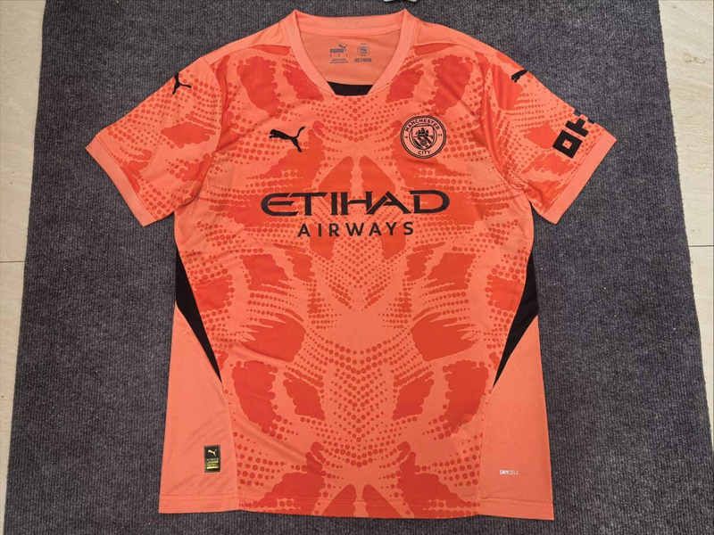 Nuevo! Jersey Manchester City 2024/2025 Portero Arquero Naranja Ederson 31 Champions Talla XL