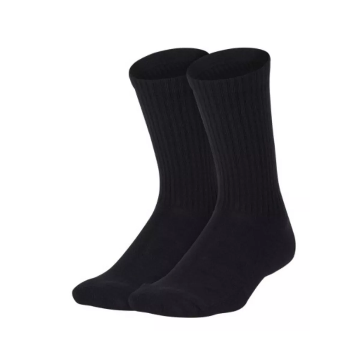 Calceta Deportiva Hombre Algodón 100% Paquete 12 Pares Negro