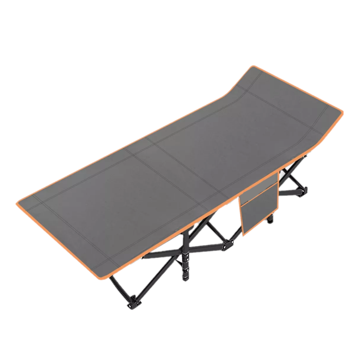 Catre Plegable Para Acampar Portátil Camping Gris
