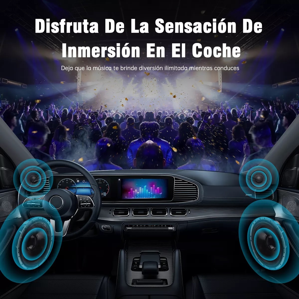 Amplificador De Audio Para Auto 4 Canales Audishako40.4