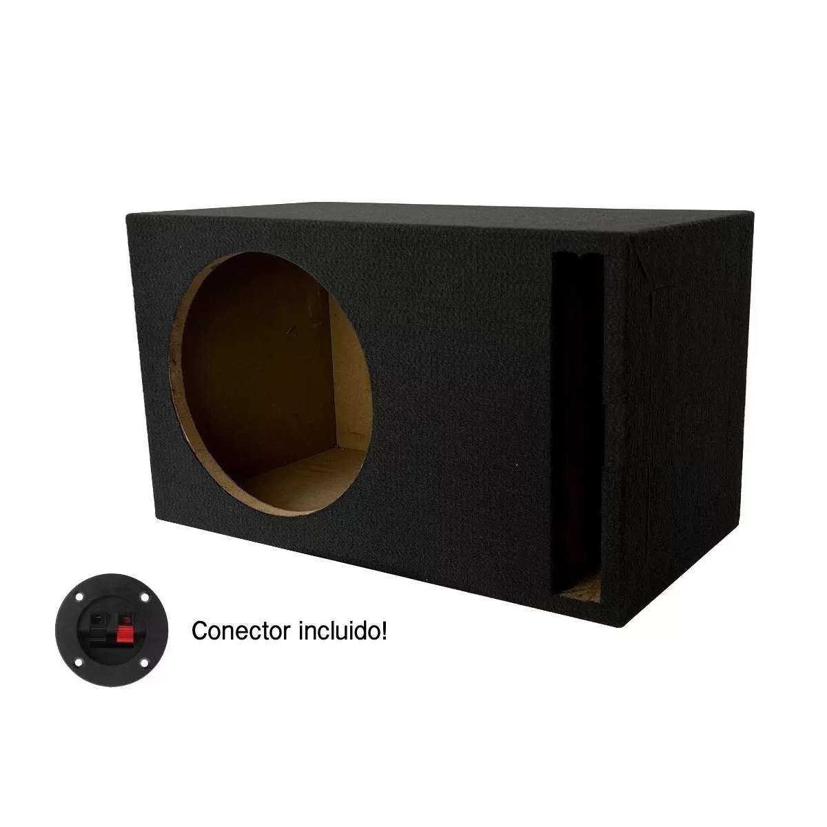 Cajon Rebote Porteado Para Woofer 12 Pulgadas Mdf 1.5ft3