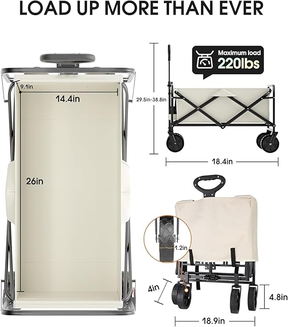 A Carrito Plegable Multiusos Portátil 