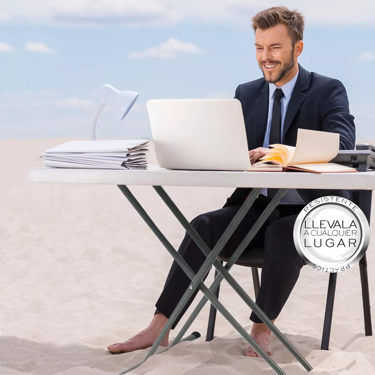 Mesa Plegable De Servicio Ajustable Nube