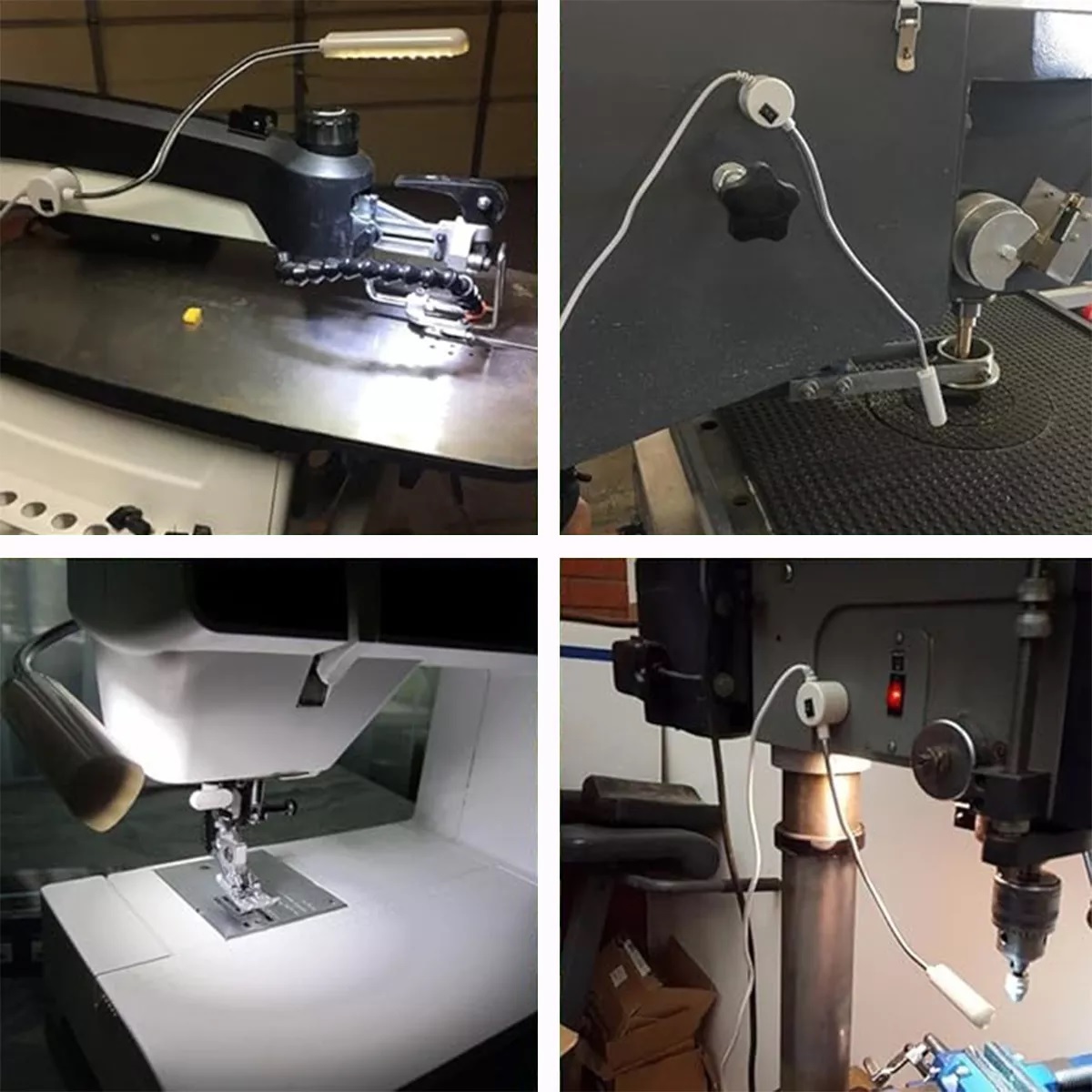 Par Lámpara De Luz Magnétic Para Maquina De Coser 2Pzas