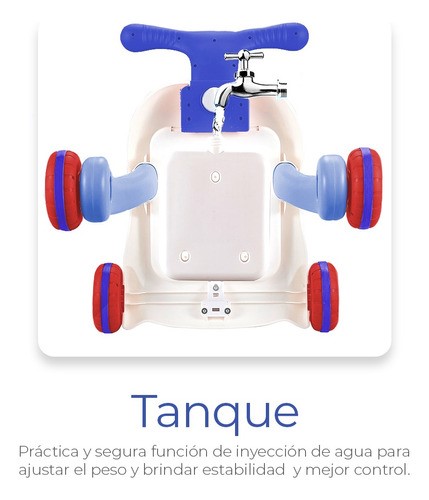 Andadera De Bebe 2 En 1 Musical Con Juguetes Niños Portatil azul