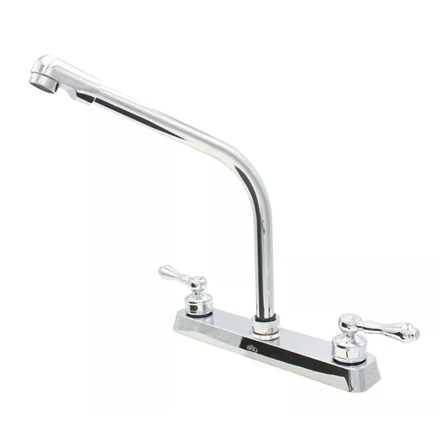 Llave Mezcladora Agua Fregadero O Tarja De Cocina Alfa Cuerpo Latón Manerales Italia