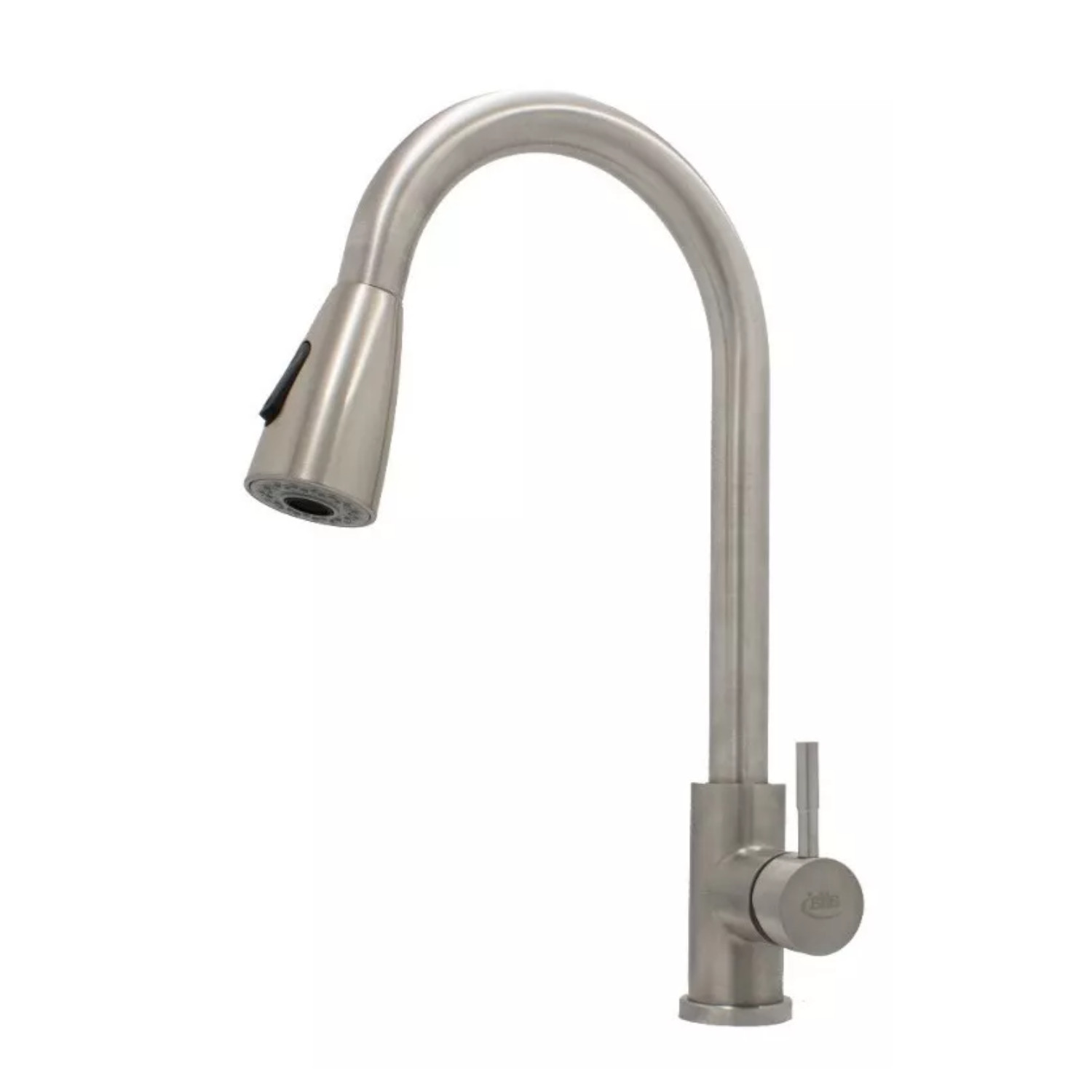Llave Monomando Fregadero O Tarja Cocina Retráctil Alfa Acero Inoxidable 304 Satinado 2 Funciones.