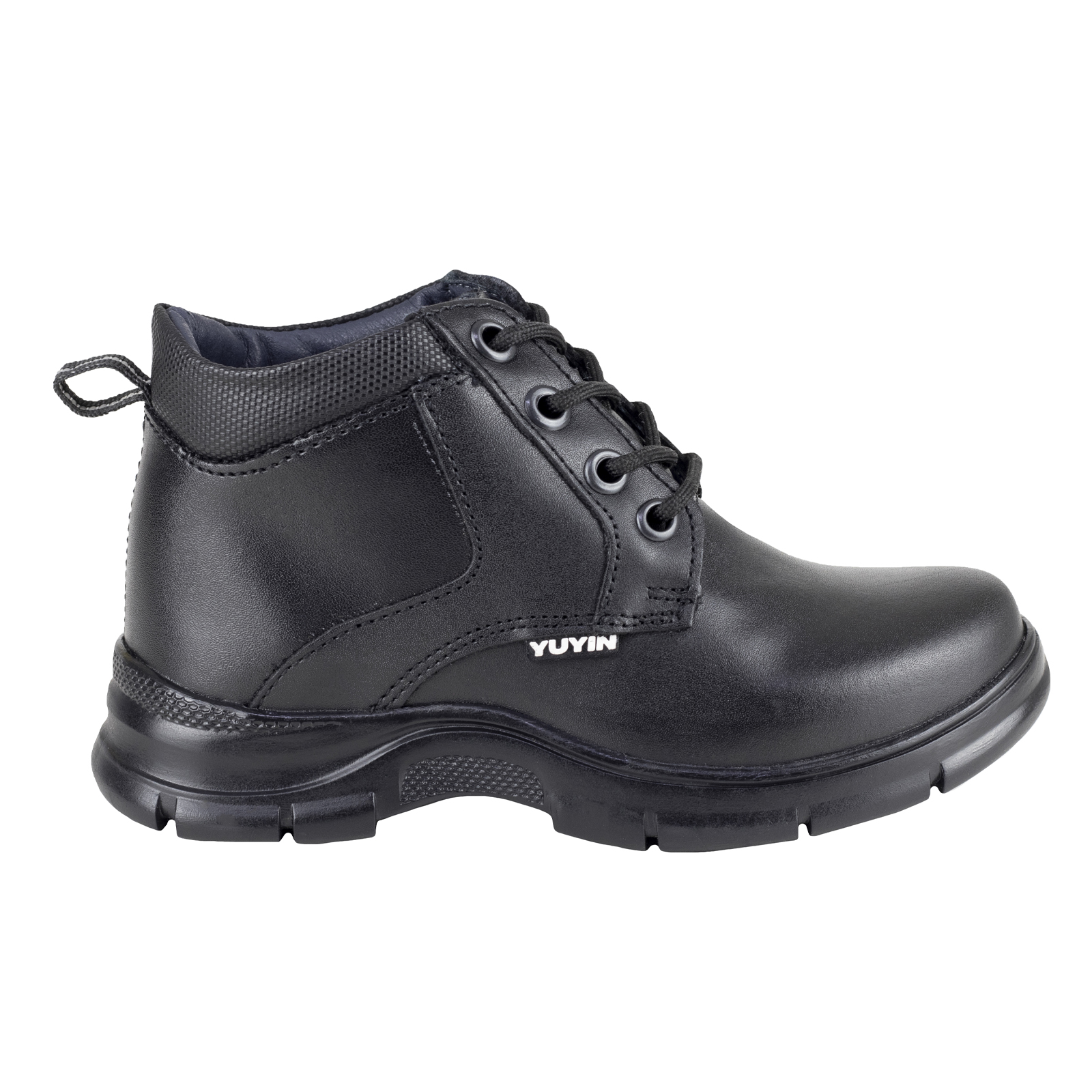 Botin Escolar De Niño Yuyin Antiderrapante 23271 Negro Piel