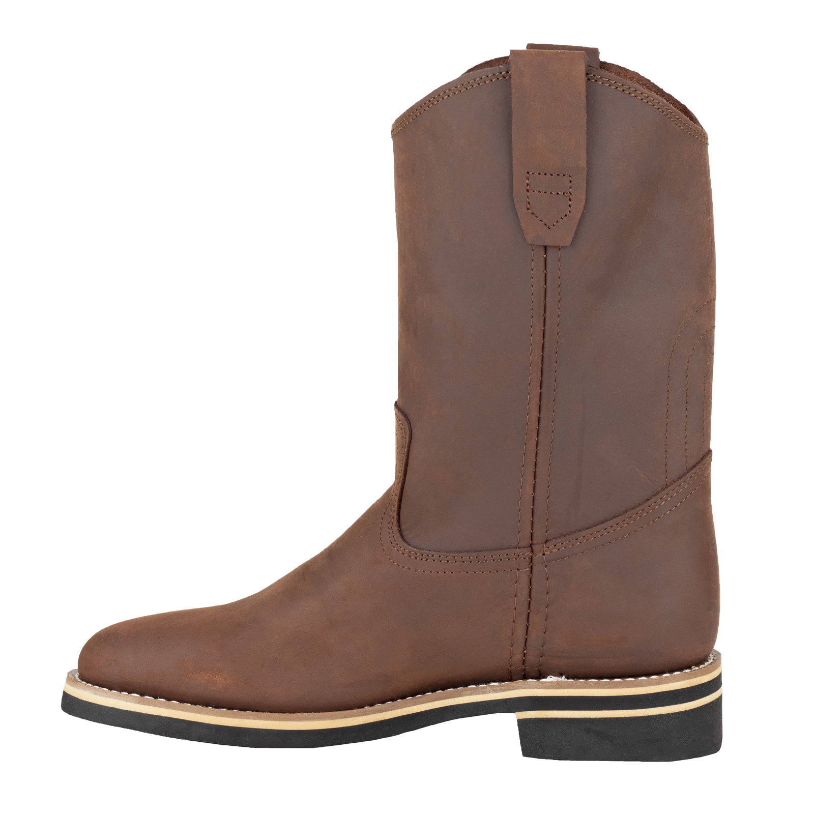 Botas Vaqueras Caballero Establo 592 Crazy Café Premium Piel